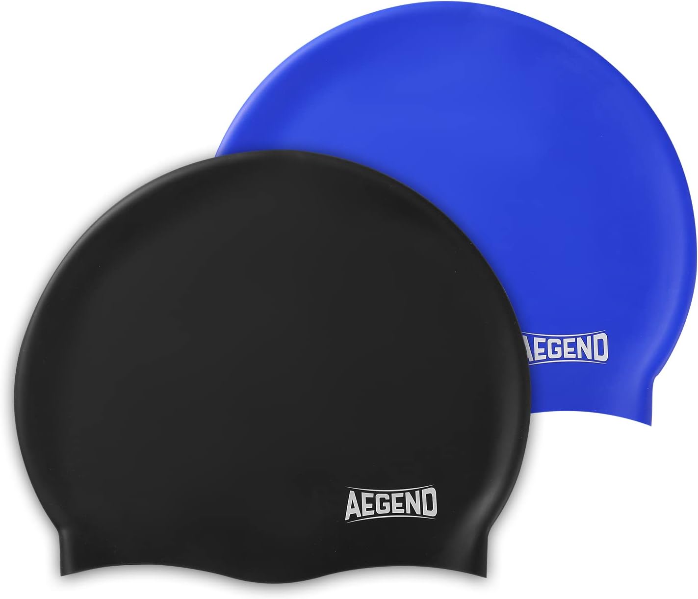 Aegend Kids Swim Cap Duo