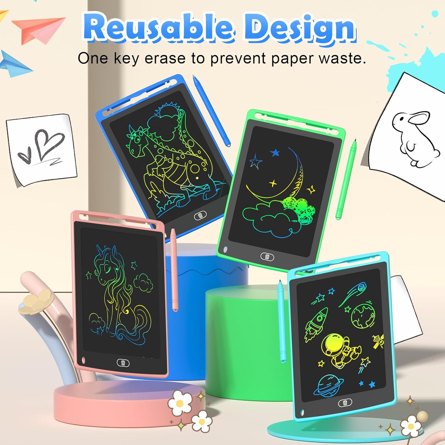 Colorful Kids Doodle Board