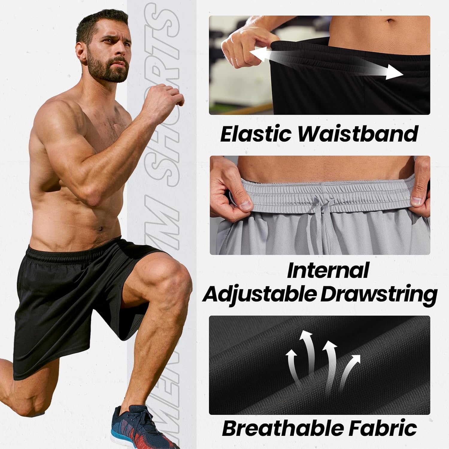 Comfy Men's Athletic Shorts