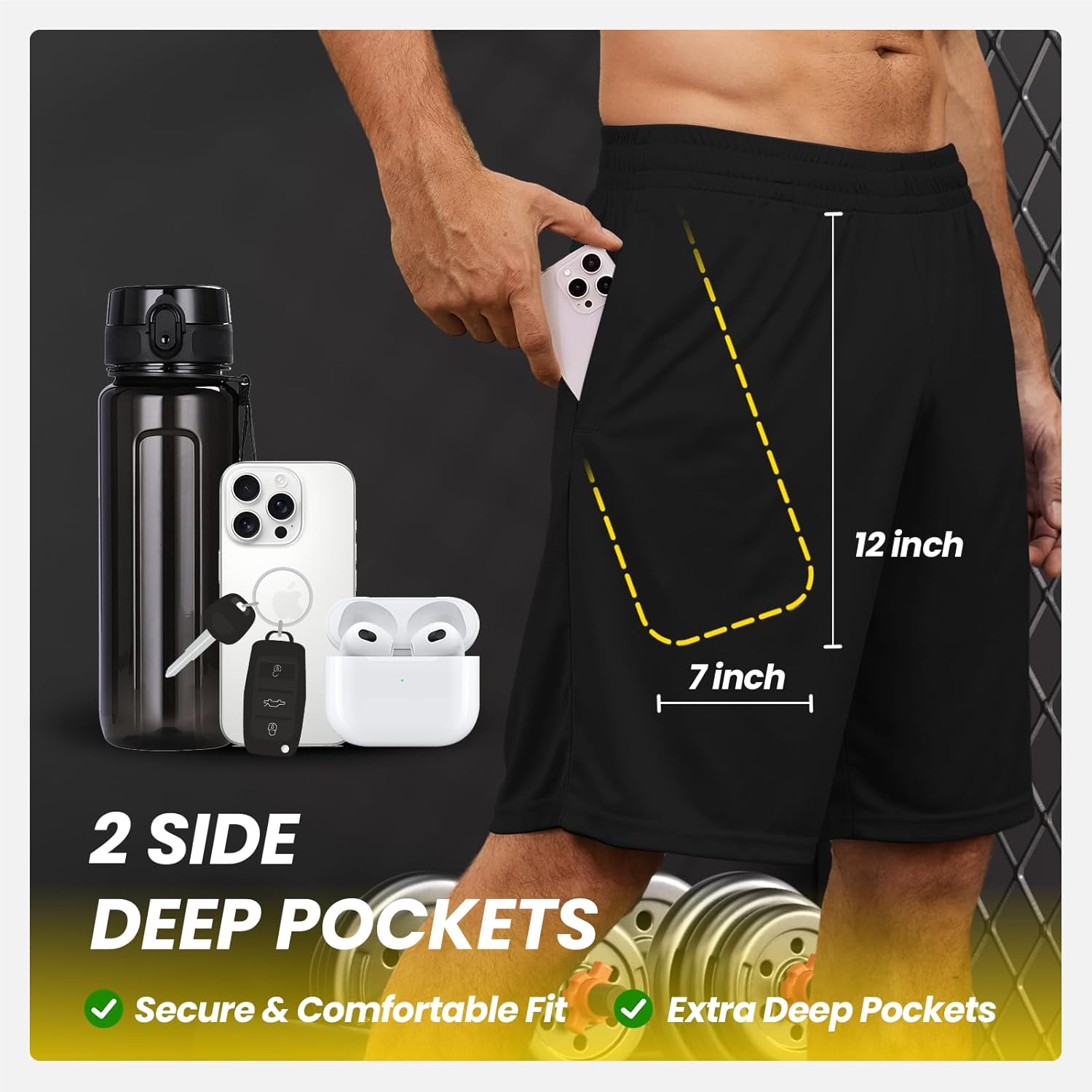 Comfy Men's Athletic Shorts